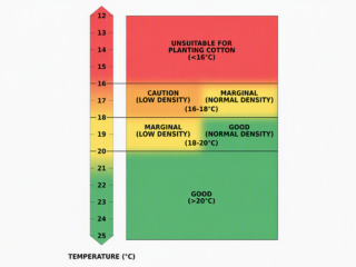 Updated advice on optimum soil temperature at planting time